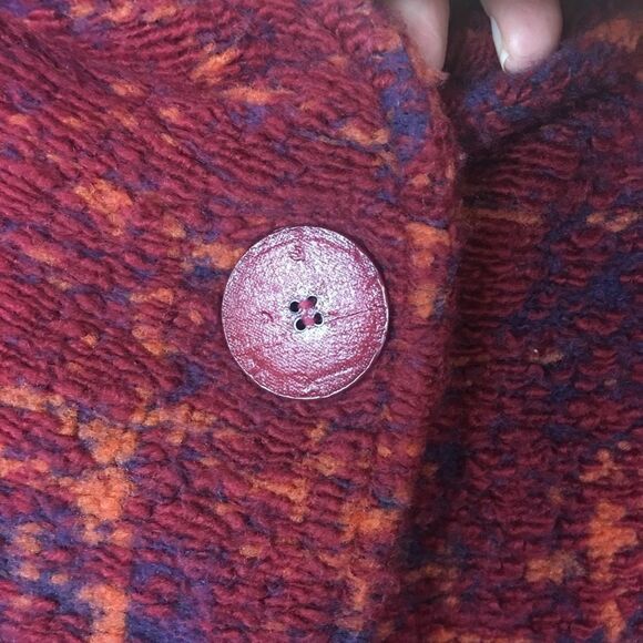 Pink & Purple Cowl Neck Coat- Maria Sole - Picture 3 of 6